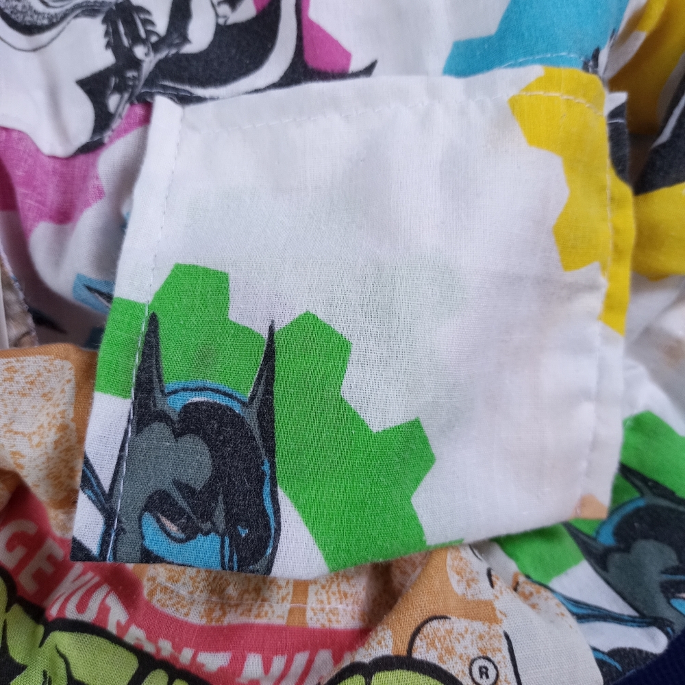 Vintage Custom TMNT 1988  / Batman 1992 / Reworked Bennygonia Shorts - Picture 4 of 8